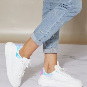 Berness Kicks and Giggles Chunky Sole Sneakers in White